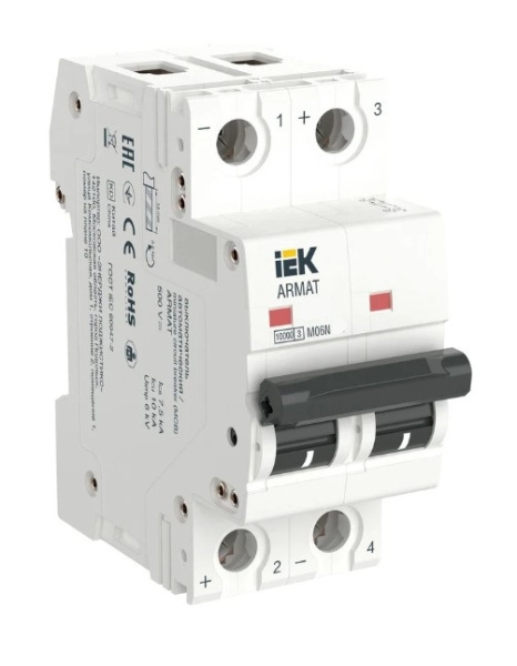 Автоматический выключатель IEK AR-M06N-2-B013DC