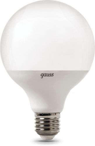 

Лампа светодиодная Gauss 105102116 LED G95 E27 16W 1360lm 3000K, 105102116