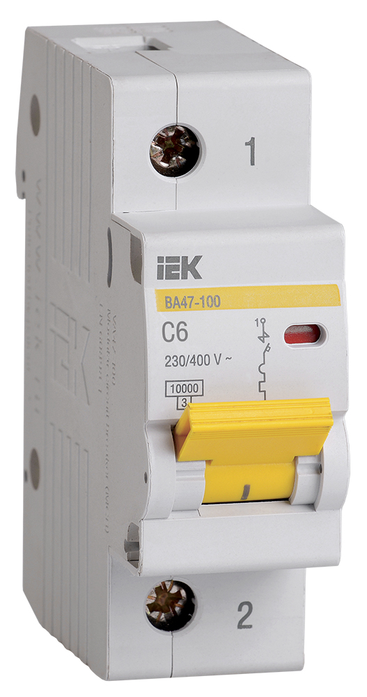 Автоматический выключатель IEK MVA40-1-006-C