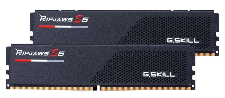 

Модуль памяти DDR5 96GB (2*48GB) G.Skill F5-6400J3239F48GX2-RS5K RIPJAWS S5 PC5-51200 6400MHz CL32 1.35V, F5-6400J3239F48GX2-RS5K