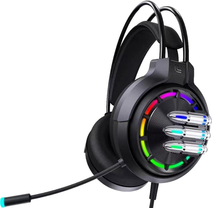 

Гарнитура SmartBuy GUNNER SBHG9800 игровая, подсветка, 40мм динамик, кабель 2.1м, 2 х 3.5мм + USB (1/20), GUNNER