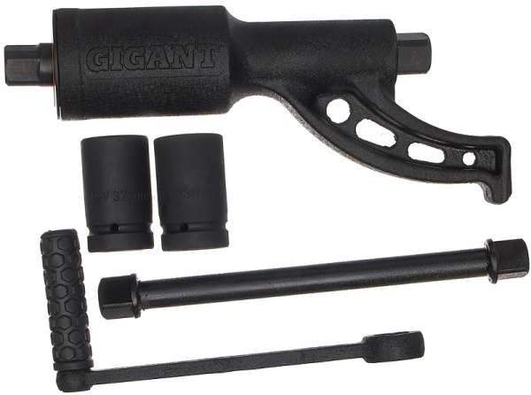 Изображение товара Гайковерт Gigant TQM-1 механический с кейсом и головками 32 и 33 мм