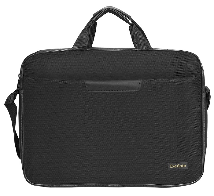 

Сумка для ноутбука Exegate Office F1595 EX264610RUS до 15.6", черная, полиэстер, Office F1595