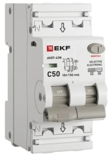 фото Автомат дифференциальный EKF D63N26ES50C100 в Челябинске