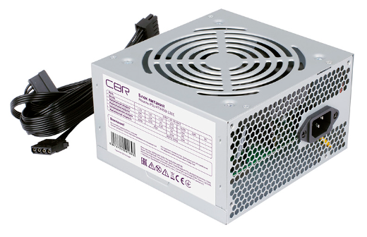 

Блок питания ATX CBR PSU-ATX450-12GM 450W 80+ Bronze, APFC, черный, PSU-ATX450-12GM