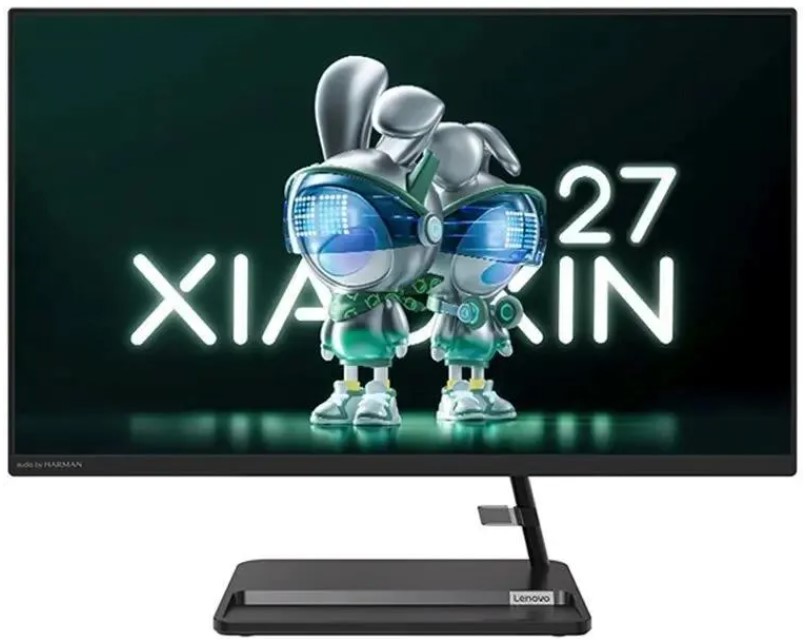 

Моноблок 27'' Lenovo XiaoXin 2064649 i5 12450H/16GB/512GB SSD/UHDG/FHD/GBitEth/WiFi/BT/90W/клавиатура/мышь/Cam/Win11Trial/black, XiaoXin