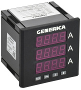 фото Амперметр  GENERICA IDA21-5-3-3-LED-G