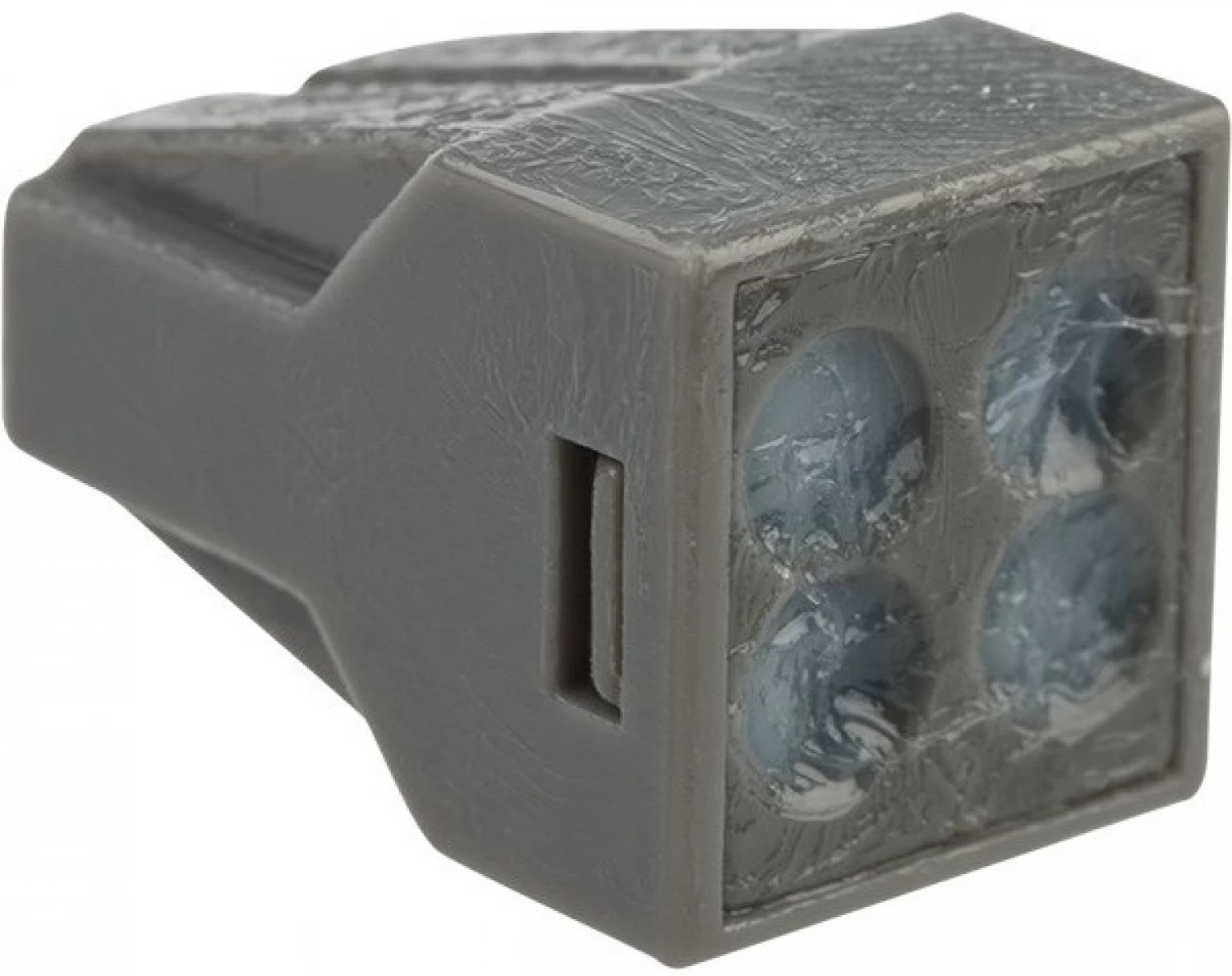 

Клемма Rexant 07-3040 экспресс с пастой СМК 773-304, 4-проводная до 2,5 мм², серая, 100 шт/уп, 07-3040