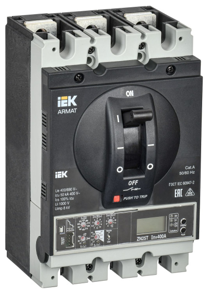 Автоматический выключатель IEK AR-MCCB-3G-050-0250A-ELPC