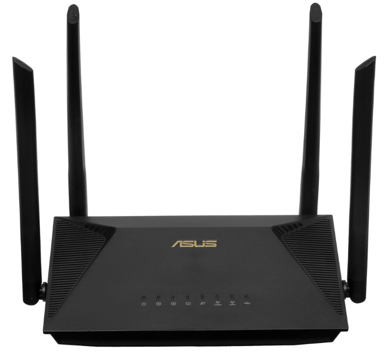 

Роутер ASUS RT-AX1800U беспроводной AX1800 10/100/1000BASE-TX/4G ready черный, RT-AX1800U