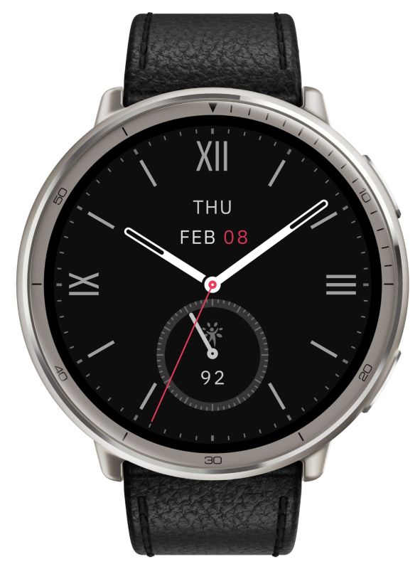 

Часы Amazfit Active 2R A2437 Premium 6970100377569 43.9мм 1.32" AMOLED корп.серебристый рем.черный разм.брасл.:150-210мм, Active 2R A2437 Premium