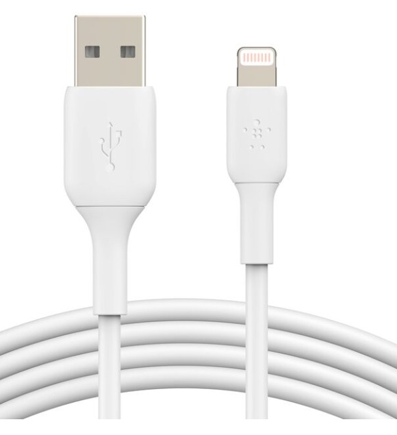 

Кабель Belkin CAA001BT2MWH Lightning To USB-A Cable. Длина: 2м. Цвет: белый, CAA001BT2MWH