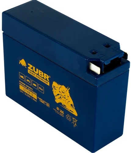 

Батарея ZUBR GT4B-5 (ZubrPrem) (2.5 Ач, 12 V) Обратная, R+ 113x39x87 (для мототехники), GT4B-5 (ZubrPrem)