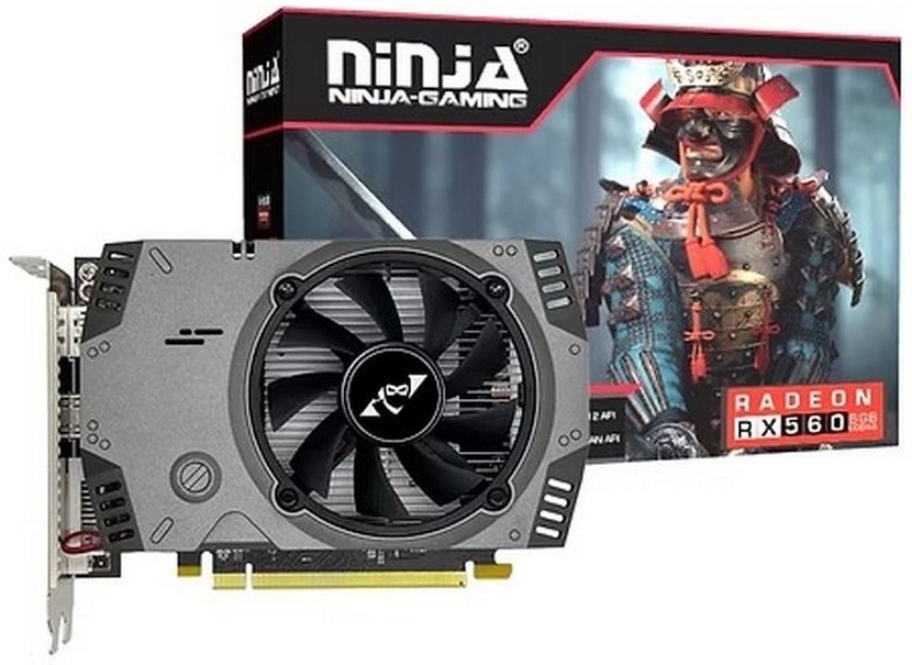 

Видеокарта PCI-E Sinotex Radeon RX 560 (AJRX56045F) 4GB GDDR5 128bit 1176/6000MHz HDMI DP DVI, Radeon RX 560 (AJRX56045F)
