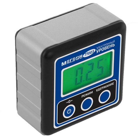 Изображение товара МЕГЕОН 77003 цифровой уровень измеритель углов с магнитом и подсветкой 160 мм