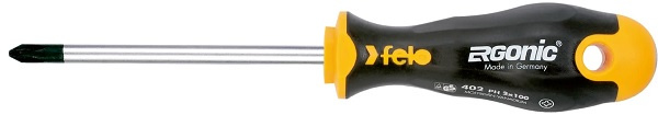 Изображение товара Отвертка Felo 40220310 крестовая PH2 бесшовная рукоятка