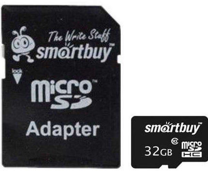фото Карта памяти MicroSDHC 32GB SmartBuy SB32GBSDCL10-01 в Екатеринбурге