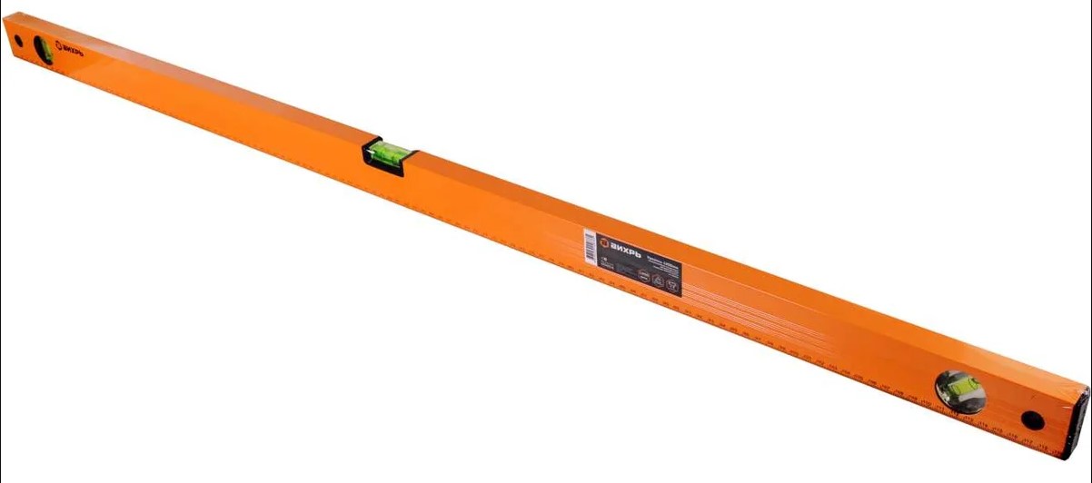 

Уровень Вихрь 73/11/4/5 алюминиевый 1200мм фрезерованный 3 глазка, 73/11/4/5