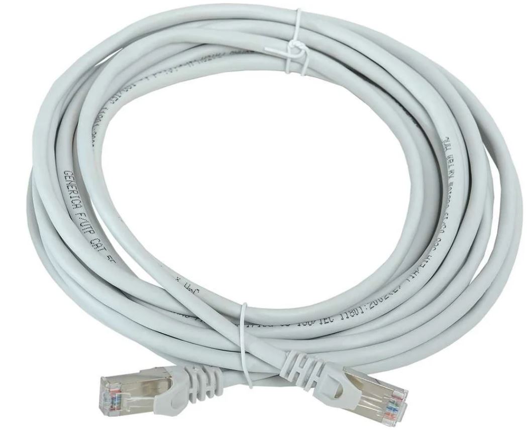 

Кабель патч-корд FTP 5e кат. 10м GENERICA PC01-C5EF-10M-G серый, PC01-C5EF-10M-G