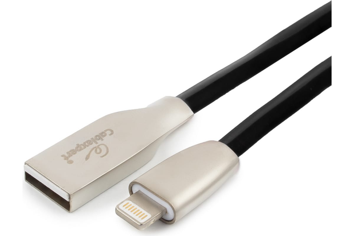 

Кабель интерфейсный Cablexpert CC-G-APUSB01Bk-3M для Apple AM/Lightning, черный, блистер, CC-G-APUSB01Bk-3M