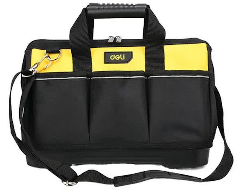 

Сумка для инструментов Deli DL586120 с жестким пластиковым дном, DL586120