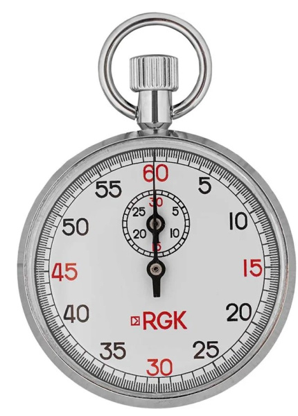 Изображение товара Механический секундомер RGK SWM-2A6 с анкерным механизмом и нержавеющей сталью