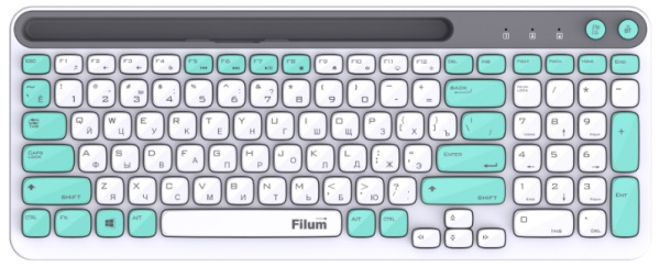 Изображение товара Беспроводная клавиатура Filum FL-WKB15 с Bluetooth и USB