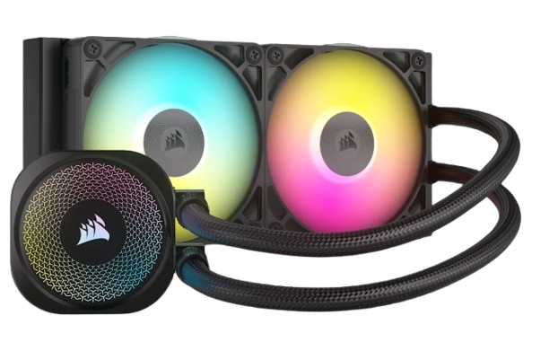 

Система охлаждения жидкостная Corsair iCUE LINK TITAN 240 RX RGB CW-9061016-WW LGA1851/1700/AM4/AM5 (2*120mm, 2100rpm, 73.5CFM, 36dBA), iCUE LINK TITAN 240 RX RGB