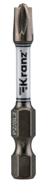 Изображение товара KRANZ KR-92-0451-2: бита PZ/FL1 x PZ/FL2, магнит, 1/4"