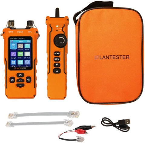 Изображение товара Универсальный тестер LAN и оптической мощности Lanmaster LAN-TST-LPTVP-C