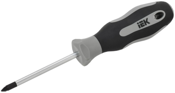 Изображение товара Отвертка IEK A2L5-SC10-T2-PZ-10-075 с насадкой PZ1 и ручкой из полипропилена