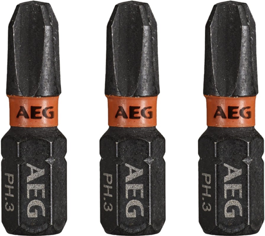 

Бита AEG AAK253PH3 4932479169 ударные 3шт. PH3х25mm, AAK253PH3