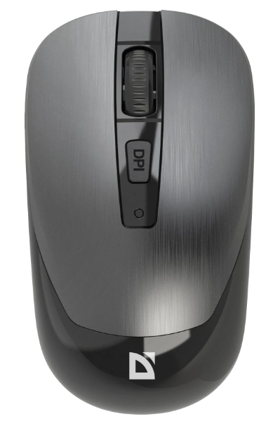 

Мышь Wireless Defender Wave MM-995 52993 USB, симметричная, 800/1200/1600 dpi, серебристая, Wave MM-995