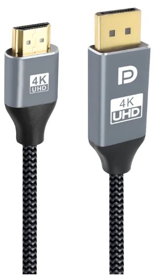 

Кабель-переходник Caweon ECC-5M DP - HDMI, VISARIO, 5м, серый, ECC-5M