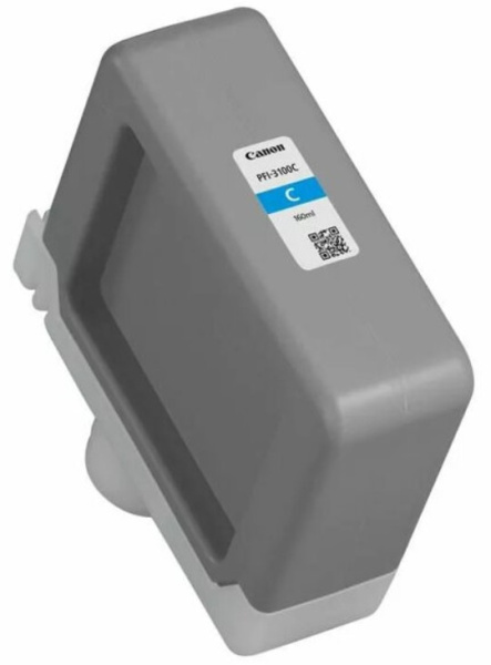 Изображение товара Картридж Canon PFI-3100 для струйных принтеров, голубой, оригинальный