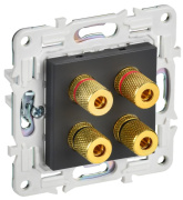 фото Розетка аудио IEK SK-S40-K48