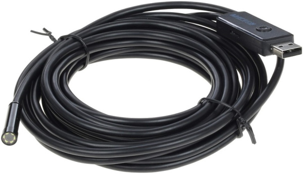 Изображение товара Портативный эндоскоп МЕГЕОН 33051 с подсветкой