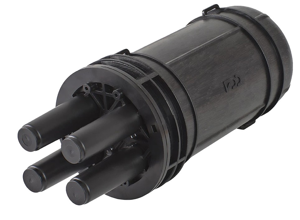 

Муфта оптическая ССД 130103-01023 МТОК-Н8 до 36 волокон, подвесная, 4 ввода/вывода, IP68, 130103-01023