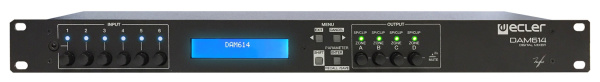 Изображение товара Аудиопроцессор Ecler DAM614 цифровой микшер для систем озвучивания