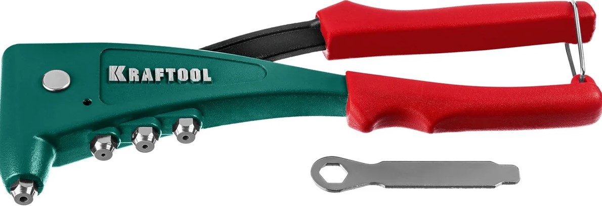 

Заклепочник Kraftool X-5F 31173_z01 Kraftool литой, удержание заклепки, 2.4 - 4.8мм., X-5F