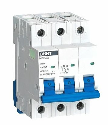 Изображение товара Автоматический выключатель модульный CHINT 352398 63 А IP20 для защиты электроустановок