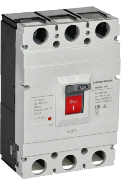 Изображение товара GENERICA SAV50-3-0630-G Автоматический выключатель в литом корпусе
