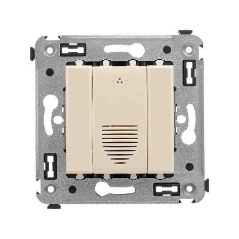 Изображение товара Звонок DKC 4405193 для монтажной коробки 45 мм металл бежевый
