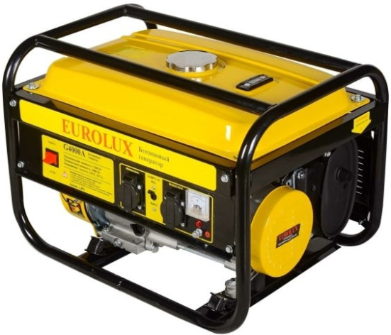 Изображение товара Бензиновый генератор Eurolux G4000A мощностью 3.3 кВт для автономного электроснабжения