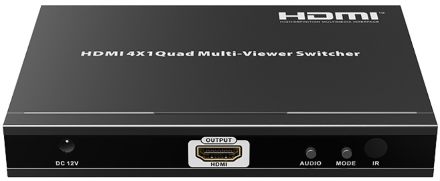 

Переключатель HDMI LENKENG LKV401MV-V2.0 4 в 1 с функцией квадрирования изображения, LKV401MV-V2.0