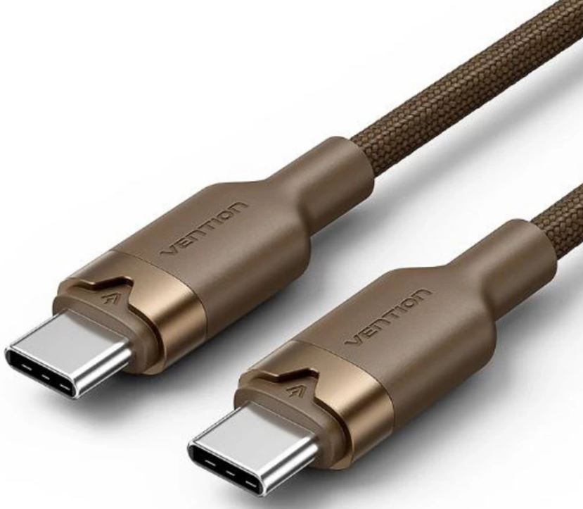 

Кабель Vention TRDJF USB 2.0 CM/CM - 1м. Бронза 3А PD60W, TRDJF