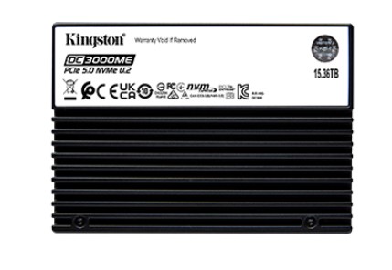 

Накопитель SSD U.2 Kingston DC3000ME 15.36TB, 14000/9700MB/s, TBW 28032, IOPs 2.7M/400K, DC3000ME