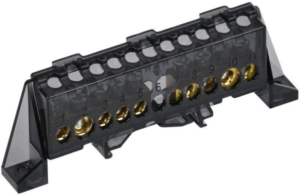 Изображение товара Шина N 'ноль' IEK TF-NN20-45-DP-K02 для щитовых сборок