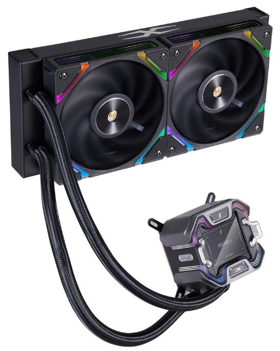 

Система охлаждения жидкостная 1STPLAYER X-240 Black (2*120mm), X-240 Black