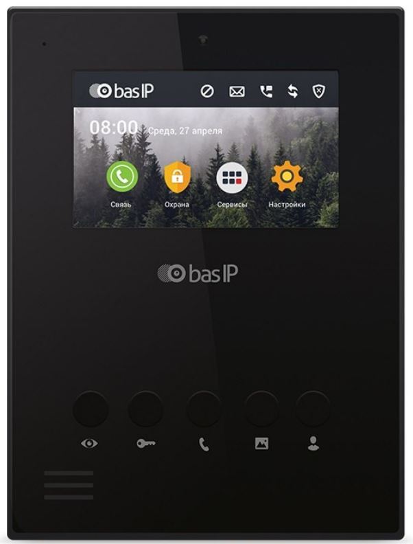 Монитор BAS-IP AU-04LAF IP-домофона